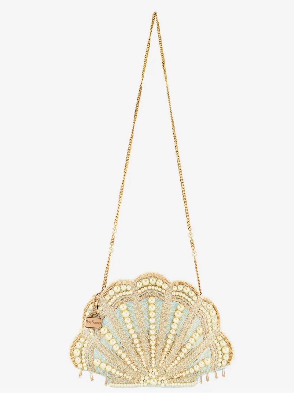 Seaside Luxury Pearl and Beaded Shell Crossbody
Handbag - Picture 6 of 9